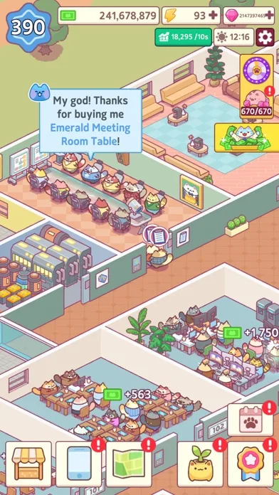 Office Cat: Тайкун Идл screenshot 3