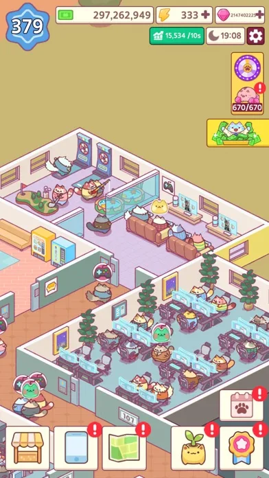Office Cat: Тайкун Идл screenshot 4