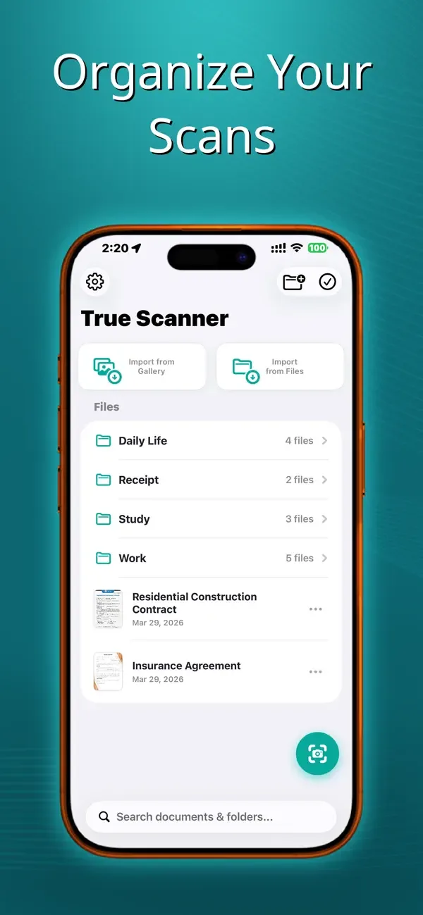 True Scanner - Сканер PDF screenshot 4