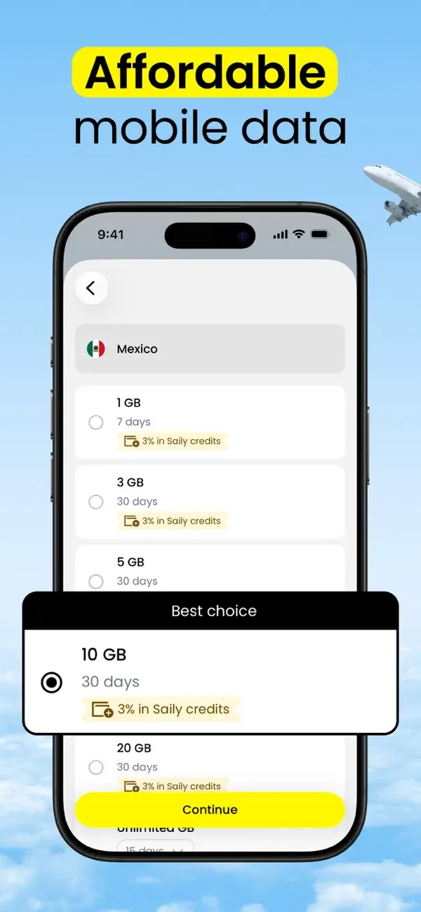 Saily: eSIM for Travel screenshot 2