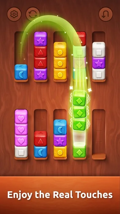 Colorwood Sort Головоломка screenshot 2