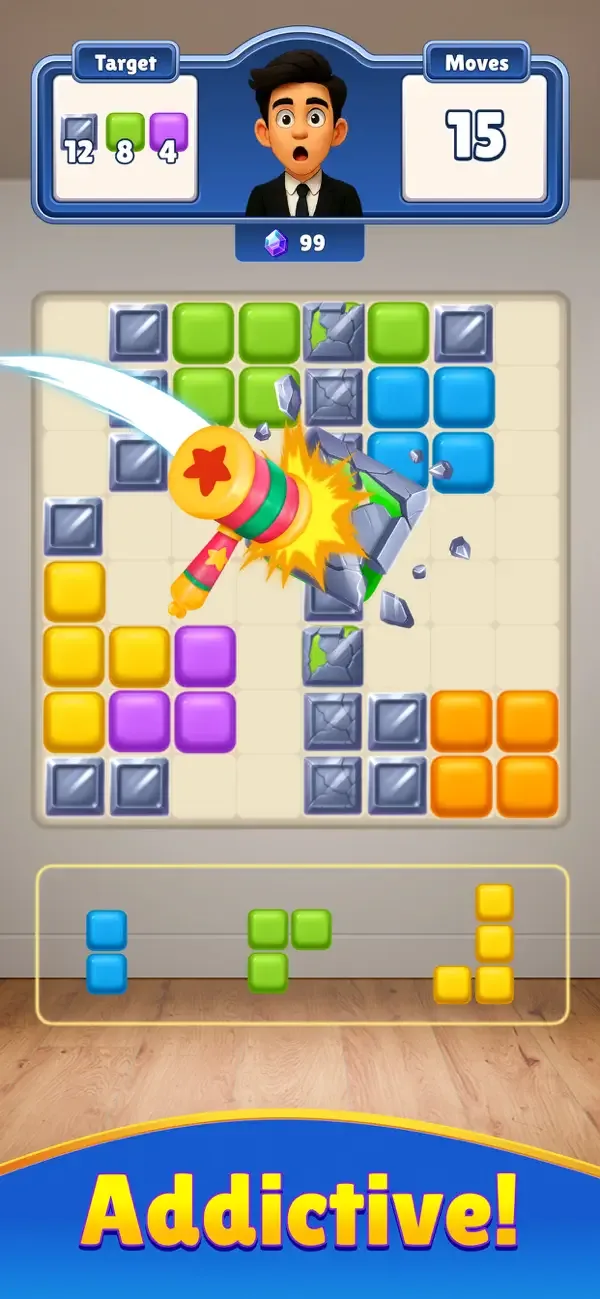 Block Match - No Ads Game screenshot 1