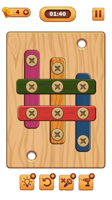Гайка и болт головоломка screenshot 5