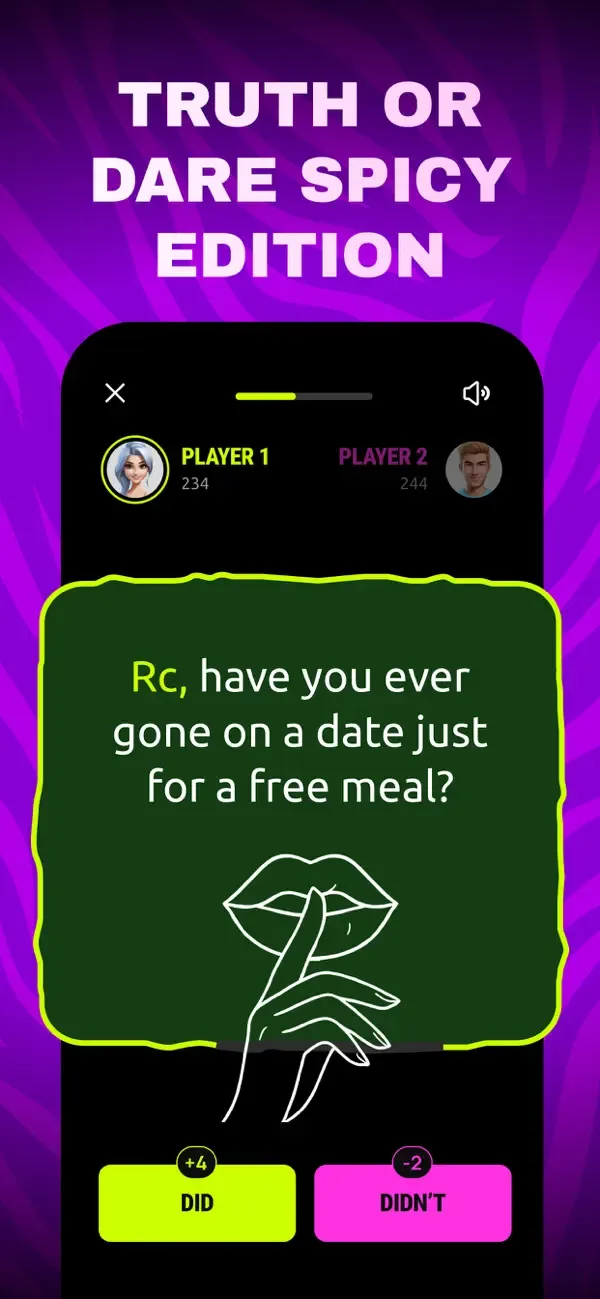 Правда чи Дія Гра для Пар screenshot 5