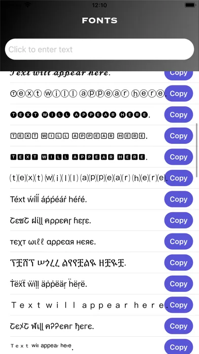 FontLab - Шрифты для Айфона screenshot 2