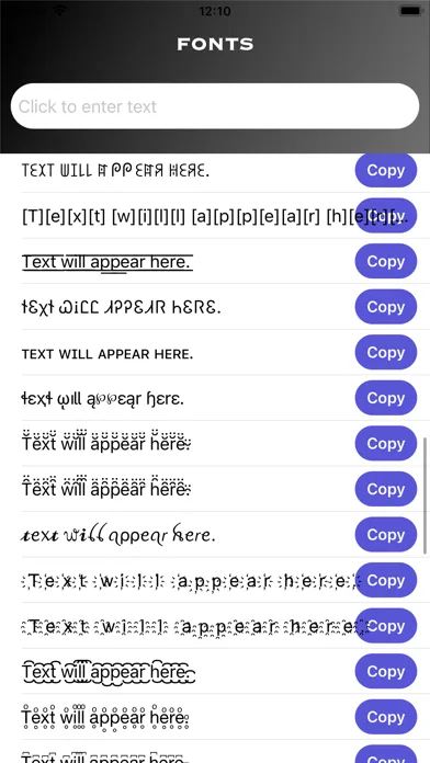 FontLab - Шрифты для Айфона screenshot 3