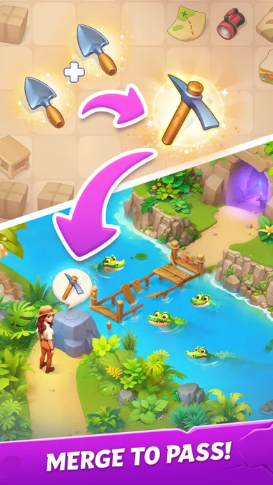 Merge Adventure: Travel Town screenshot 2