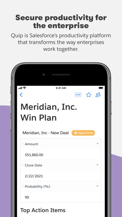 Quip screenshot 1