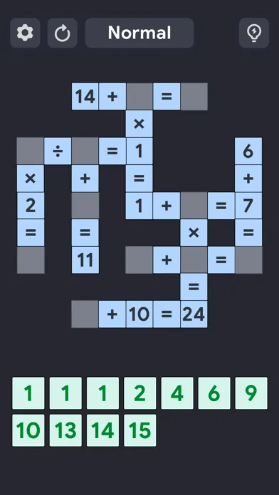 Crossmath Games - Math Puzzle screenshot 1