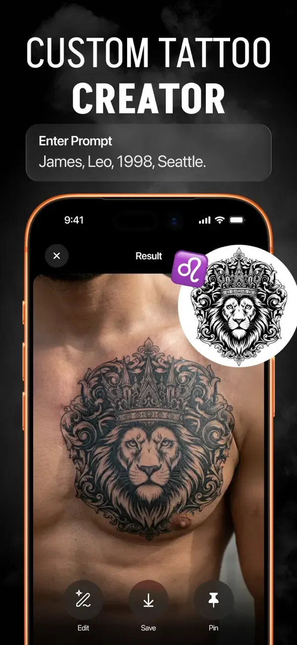 Tattoo AI — Дизайн тату screenshot 2