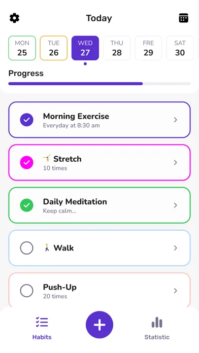 Habit Tracking & Daily Agenda screenshot 1