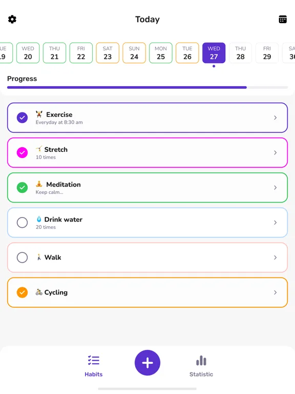 Habit Tracking & Daily Agenda screenshot 4
