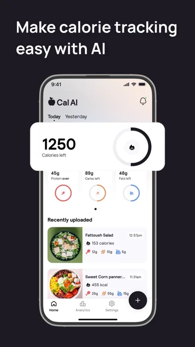 Cal AI - AI Calorie Tracker screenshot 1