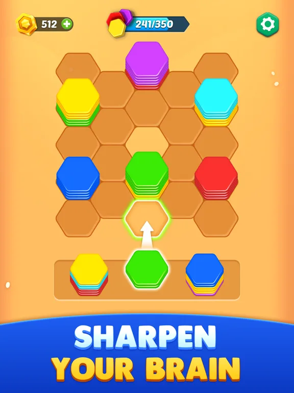 HexaGo - Rра Hа Cортування screenshot 1