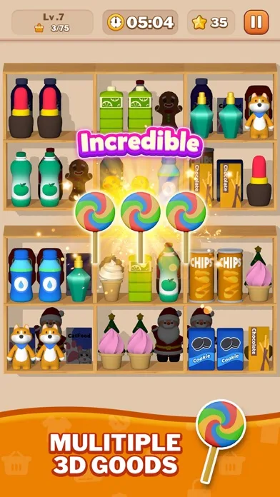 Тройные товары: Игра слияния screenshot 2