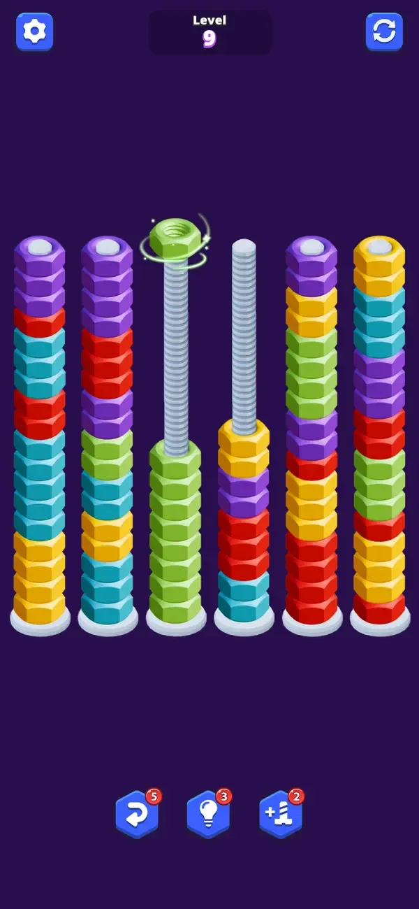 Nuts Sort Master™: Bolts Sort screenshot 2