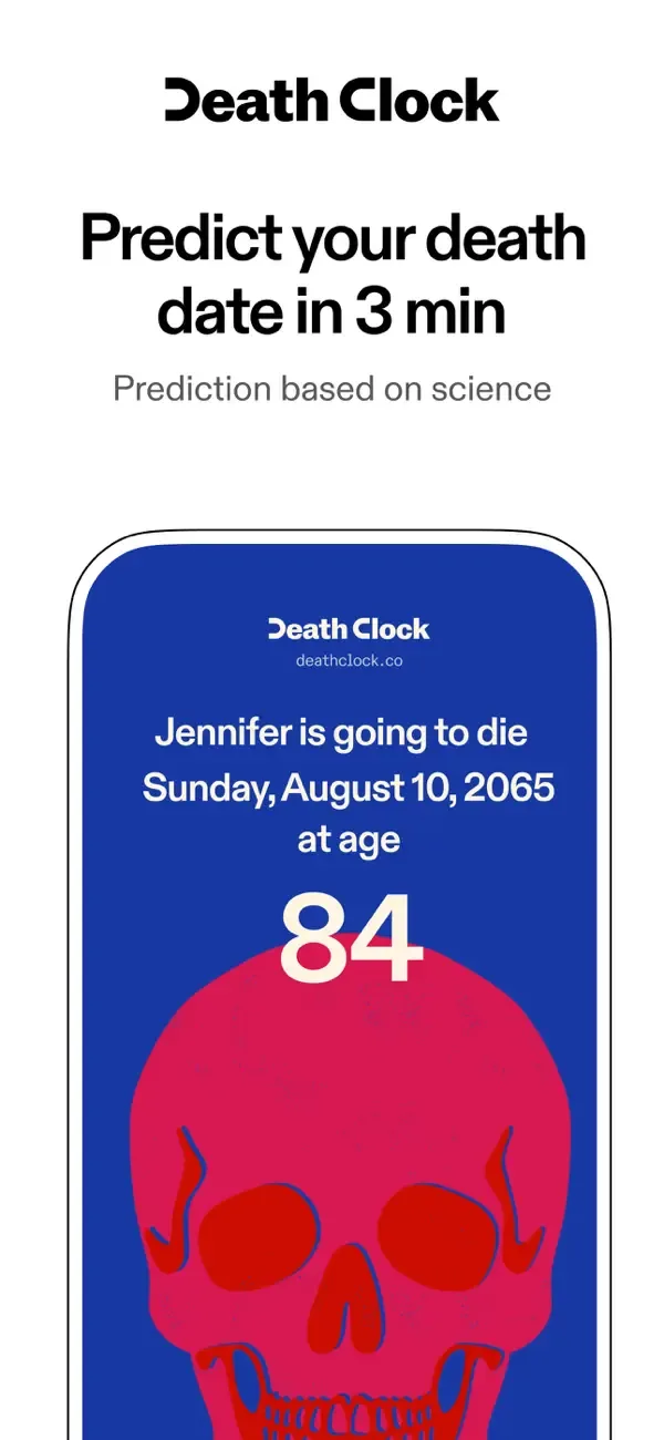 Health Monitor: Death Clock screenshot 1