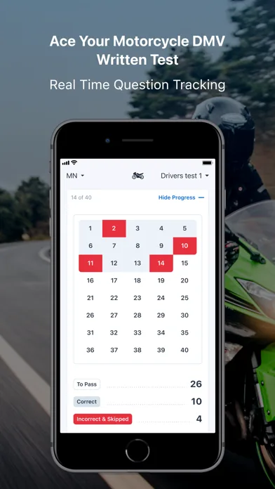 DMV Moto: Prueba Escrita screenshot 5