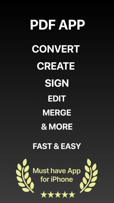 PDF App: Convert, Create, Sign screenshot 1