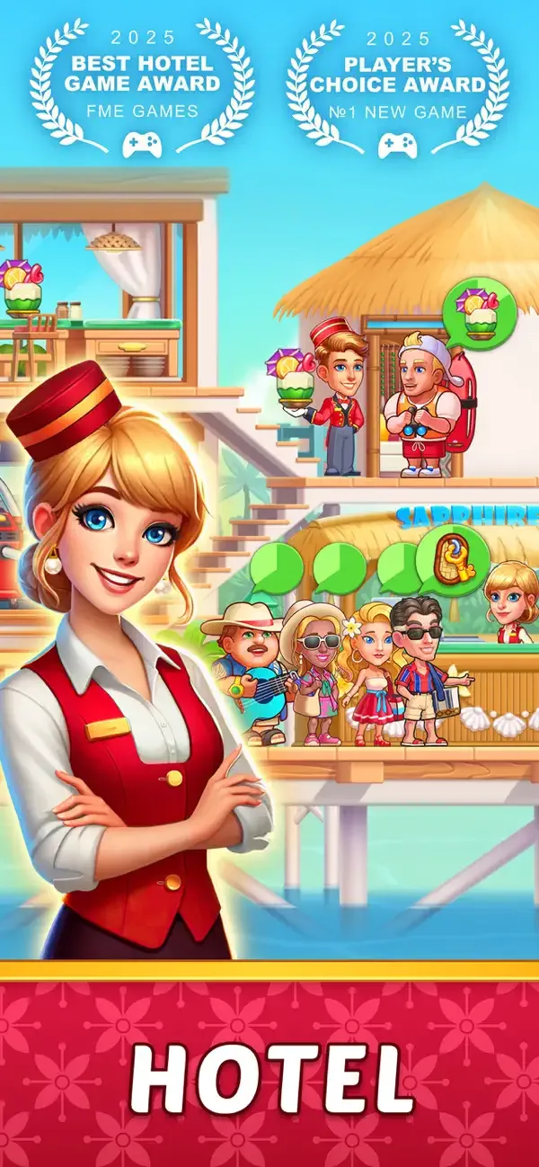 MyHotel Simulator - Отель Игра screenshot 2