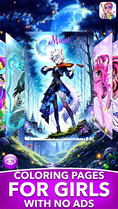 Раскраски для Девочек и Детей screenshot 3