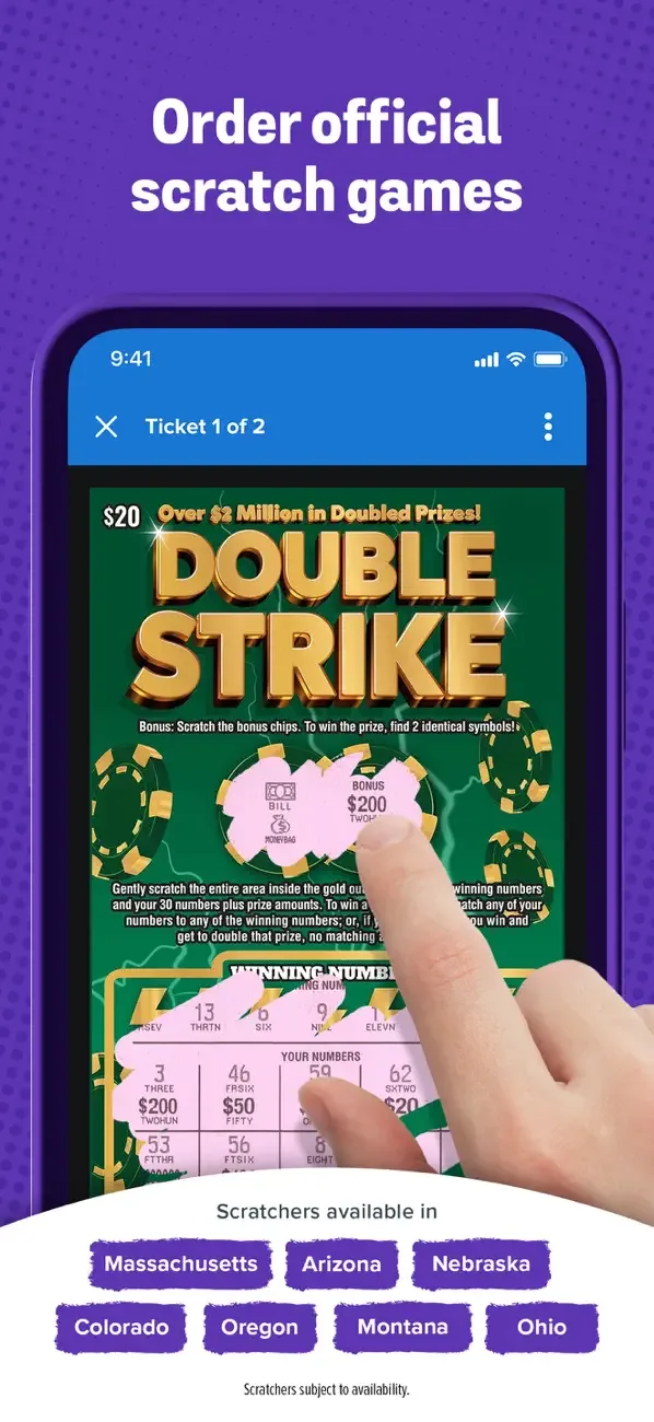 App de lotería Jackpocket screenshot 3