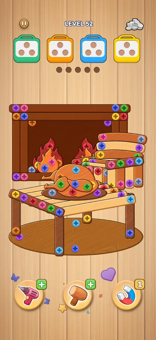 Woodle Screw™ Pin Nuts & Bolts screenshot 3