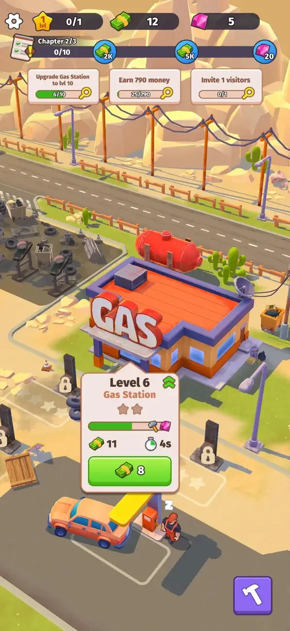 Roadside Empire: Твоя заправка screenshot 1