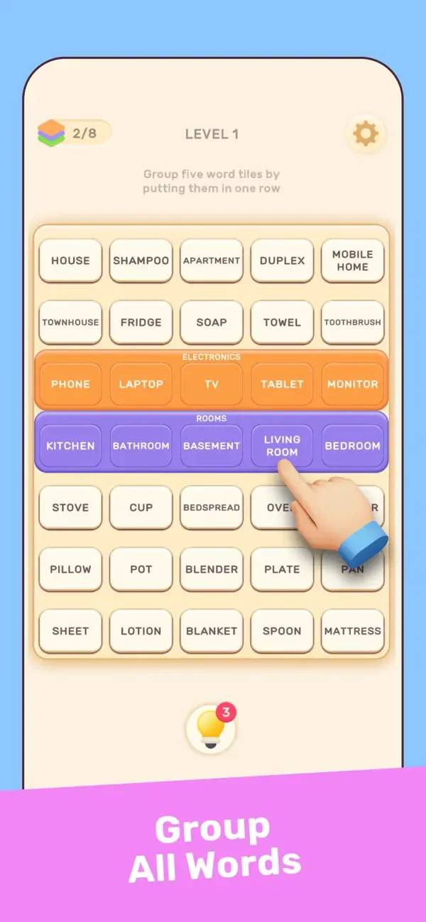 Connect Word Juego de Palabras screenshot 1