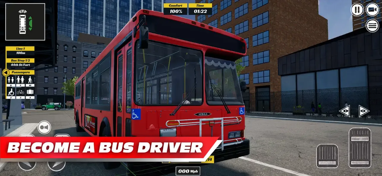 Bus Simulator PRO Urban Rivals screenshot 1