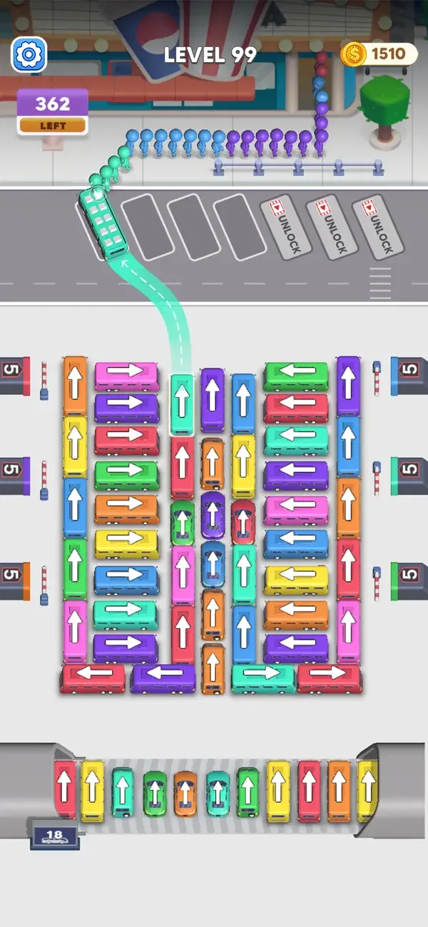 Bus Crazy: Jam Escape screenshot 2