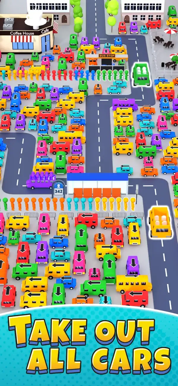 Bus Rush: Ігри з автомобілями screenshot 2