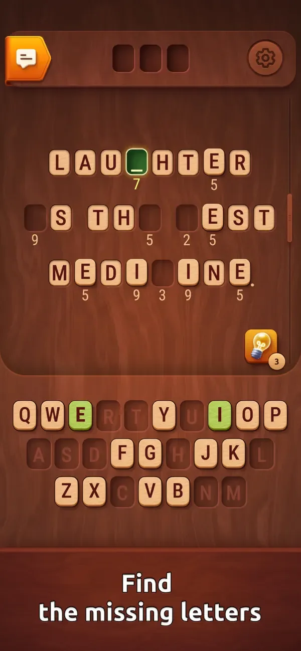 Colorwood Words Головоломка screenshot 1