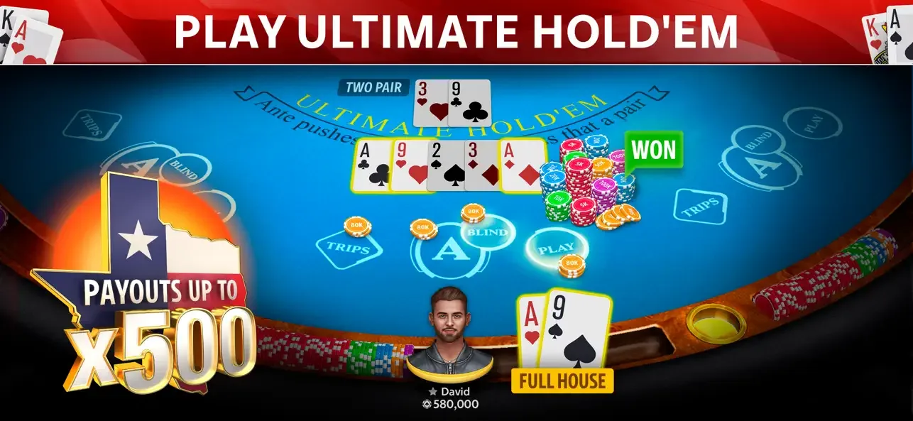 Ultimate Hold'em de Pokerist screenshot 1