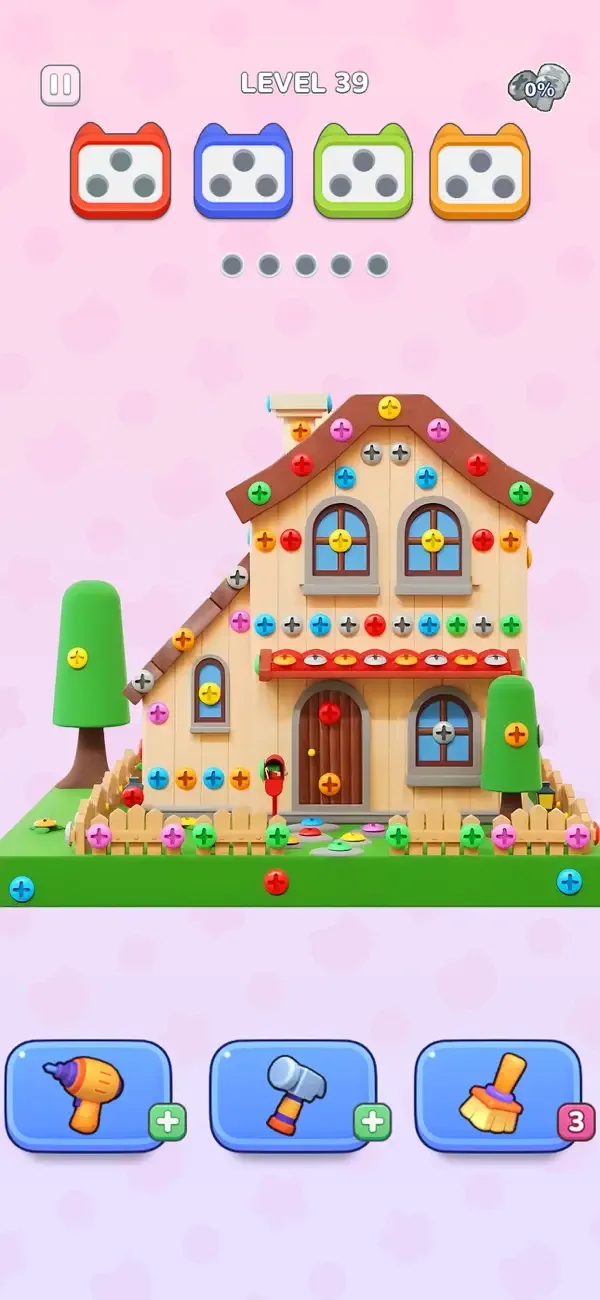 3D Bolt Master: Screw Pin Jam screenshot 1