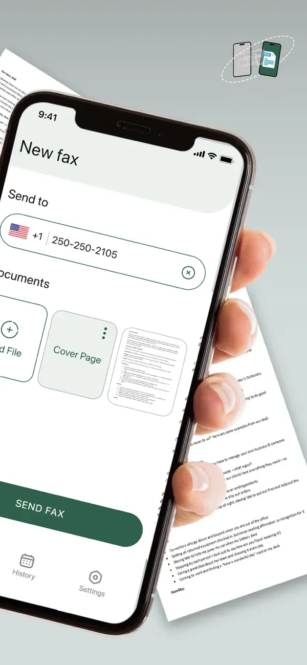 FAX send app: Simple Faxing screenshot 2