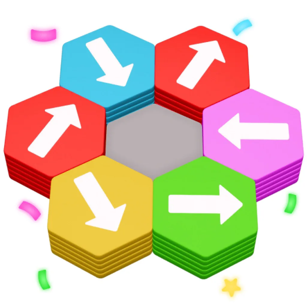 Hexa Run: Гексагон пазл