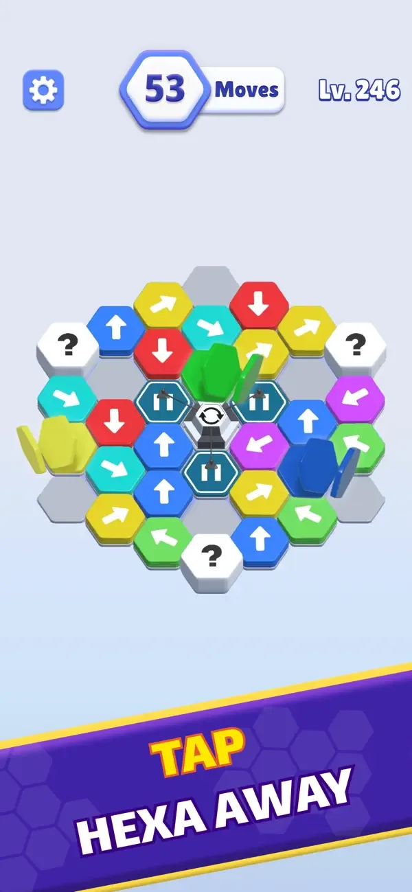 Hexa Run: Гексагон пазл screenshot 1