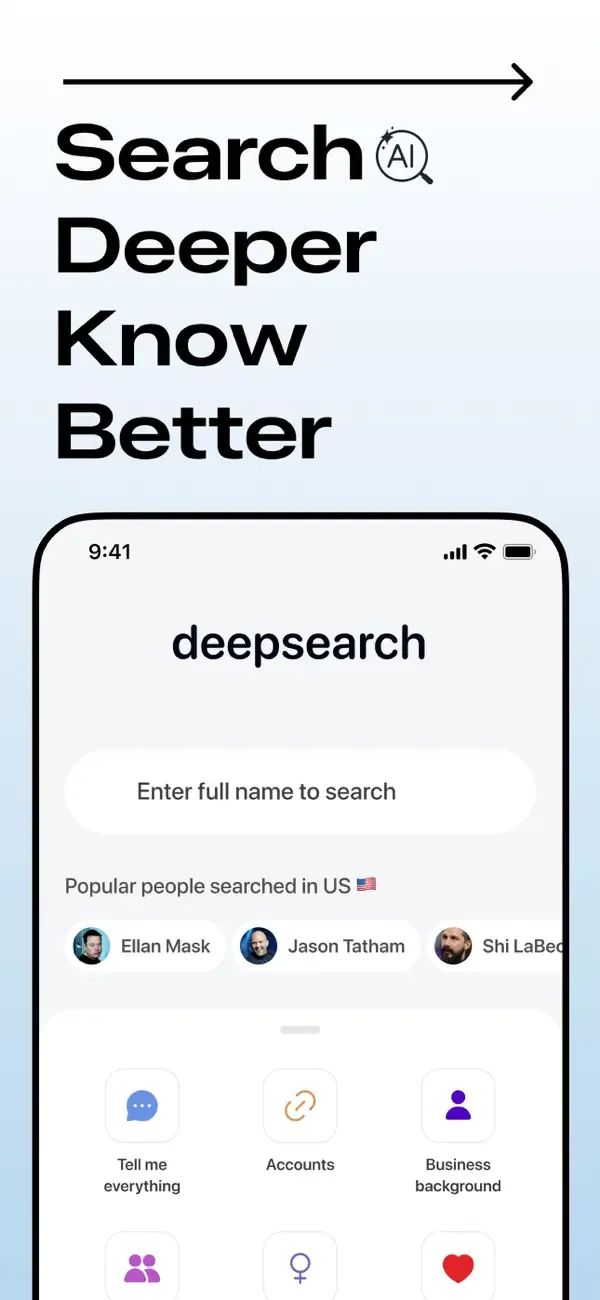 Deepsearch: Búsqueda con IA screenshot 1