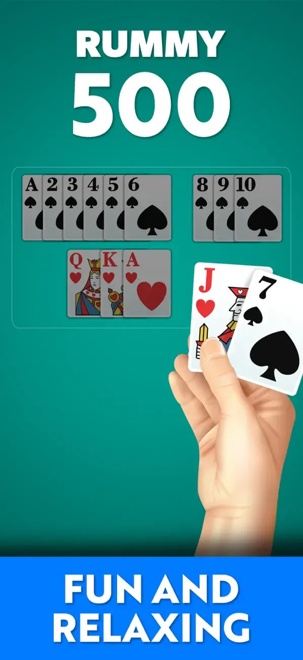 Rummy 500 - Juego de Cartas * screenshot 5