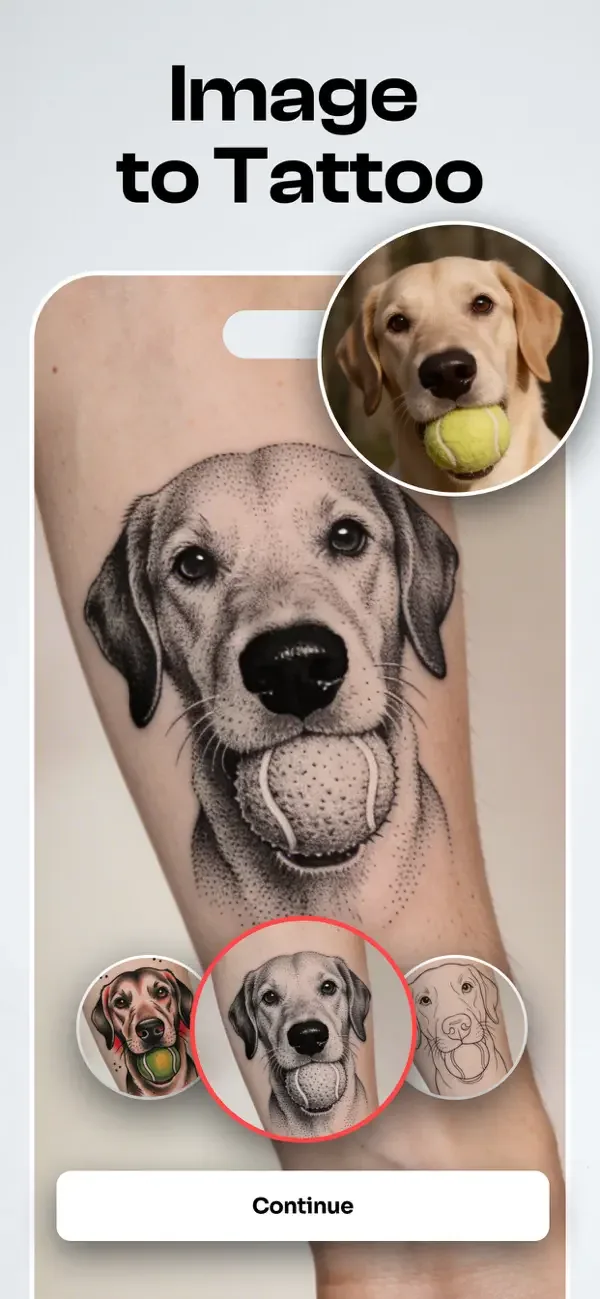 Tattooist: Эскизы тату с ИИ screenshot 2