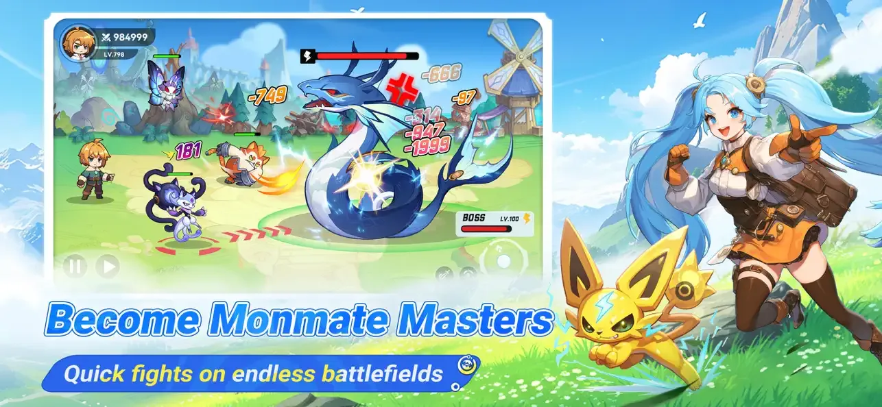 Monmate Master: Idle Adventure screenshot 3