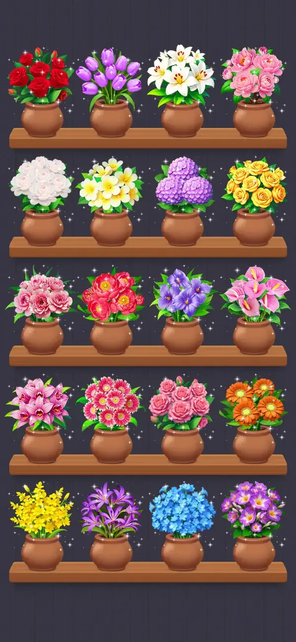 Flower Merge - Цветы игра screenshot 3