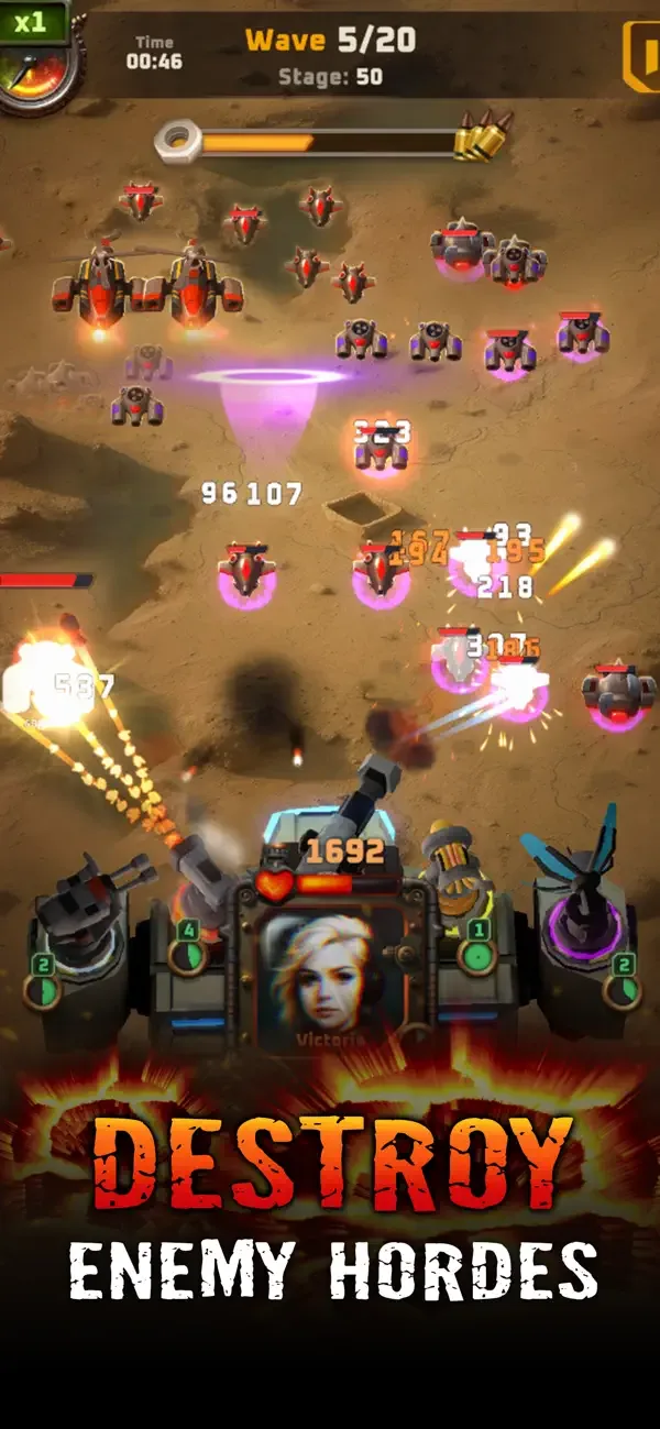 Mecha Fortress: Robot War TD screenshot 2