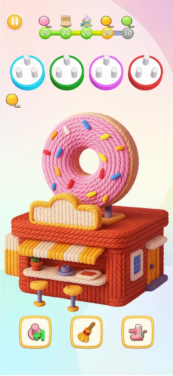 Wool Craze - Juego Tornillos screenshot 1