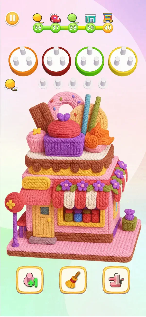 Wool Craze - Juego Tornillos screenshot 2