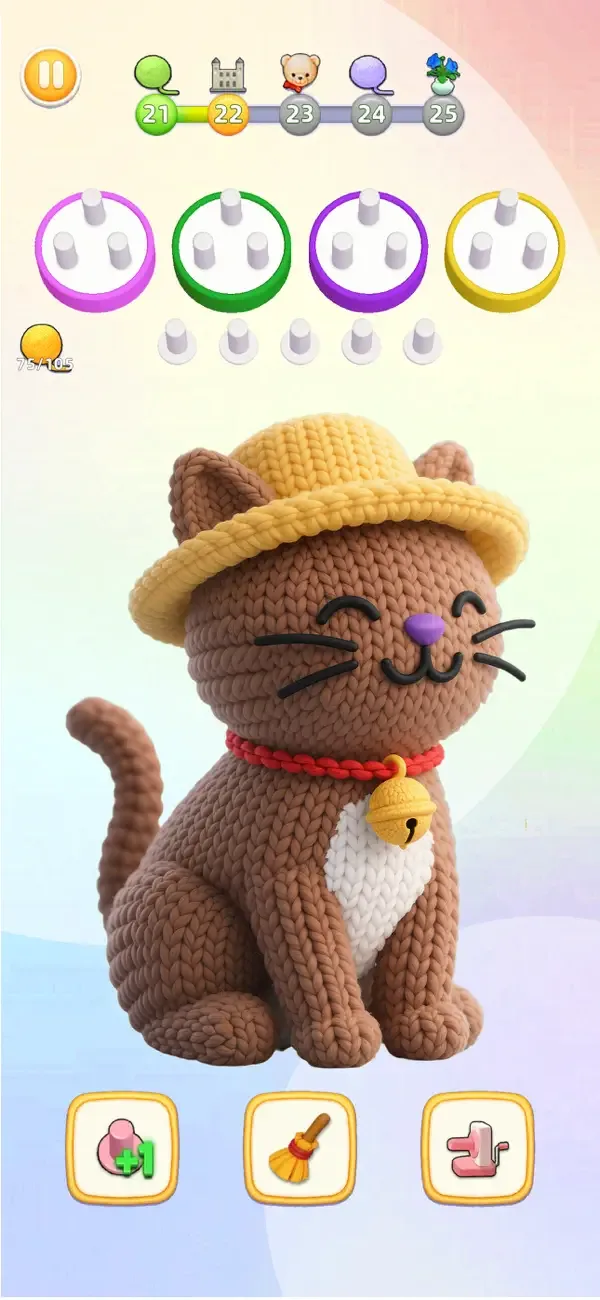 Wool Craze - Juego Tornillos screenshot 4