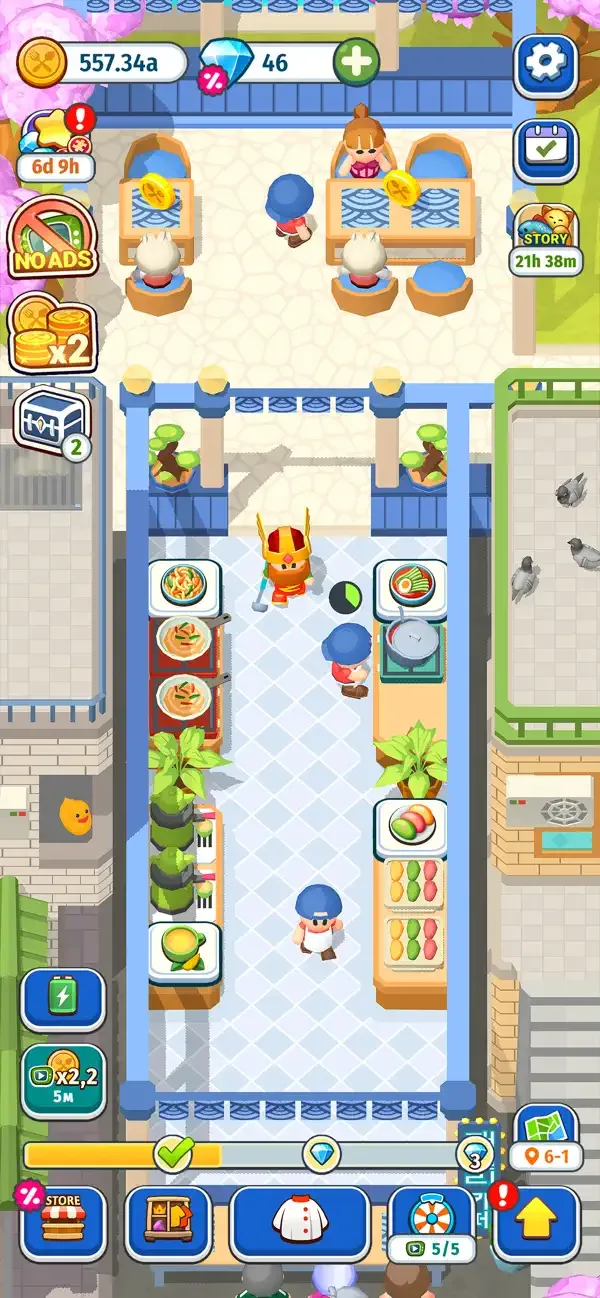 Foodventure Inc・Симулятор кафе screenshot 4