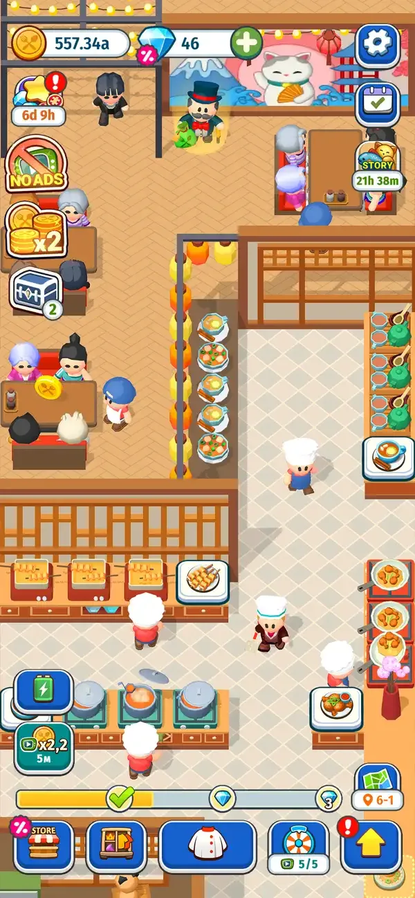 Foodventure Inc・Симулятор кафе screenshot 5