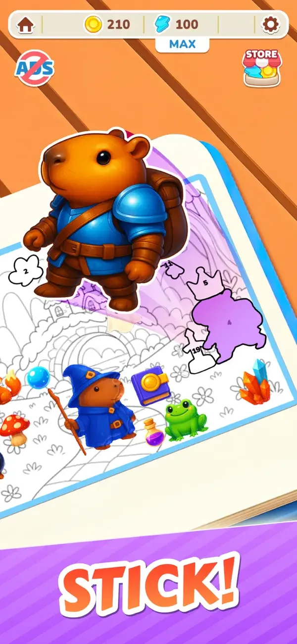 Capybara Puzzle screenshot 1